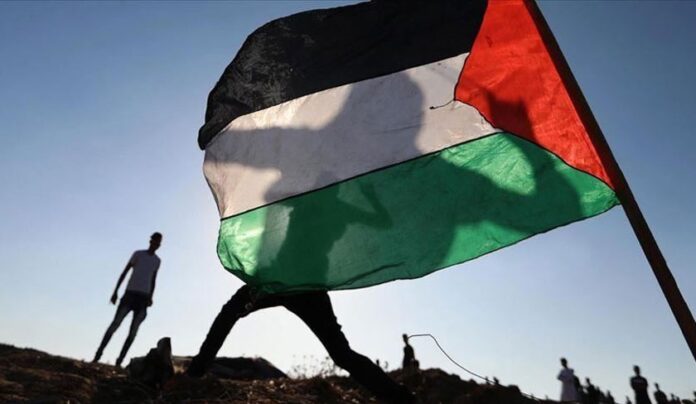 IMGBN75888palestine وفاة طالب تونسي أثناء رفع علم فلسطين بدندن