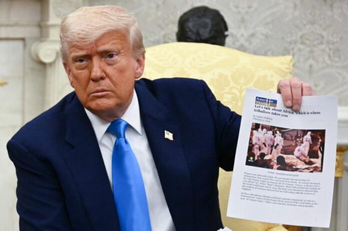 vis_0522202500154691 ترامب يدين "الإبادة الجماعية" ضد الأقلية البيضاء في جنوب إفريقيا