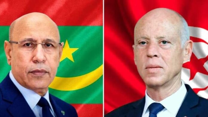 رئيس الجمهورية يتبادل التهاني مع نظيره الموريتاني بمناسبة فوز ولد التاه برئاسة البنك الإفريقي للتنمية رئيس الجمهورية يتبادل التهاني مع نظيره الموريتاني بمناسبة فوز ولد التاه برئاسة البنك الإفريقي للتنمية