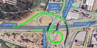 فتح أجزاء إضافية للمرور بالمدخل الجنوبي للعاصمة اليوم 25 يونيو