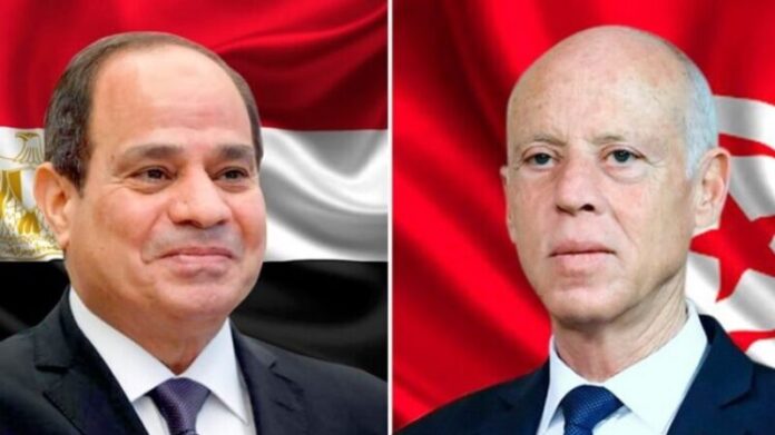 الرئيس قيس سعيّد ونظيره المصري يتبادلان التهاني بمناسبة عيد الأضحى الرئيس قيس سعيّد ونظيره المصري يتبادلان التهاني بمناسبة عيد الأضحى