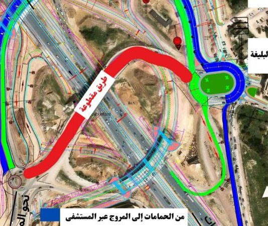 فتح جسر جديد قرب مستشفى الحروق ببن عروس أمام حركة الجولان