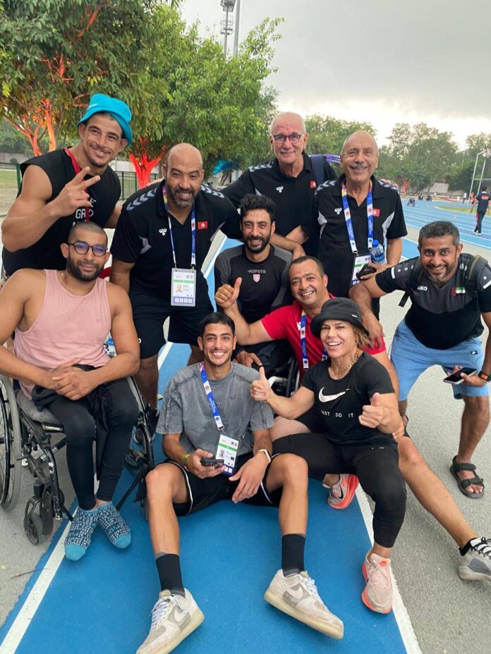 1759217923 ياسين الغربي يتوج بذهبية 400م T54 ويحطم رقماً قياسياً في نيودلهي