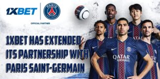 1xBet et le Paris Saint-Germain prolongent leur partenariat pour trois saisons supplémentaires