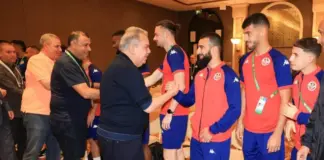 وزير الشباب يزور المنتخب التونسي في الدوحة قبل افتتاح كأس العرب 2025