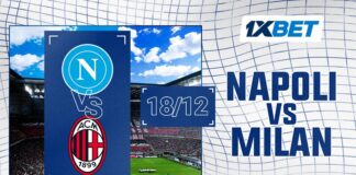 Naples - Milan : demi-finale de la Supercoupe d'Italie avec 1xBet