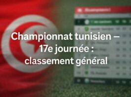 ترتيب الدوري التونسي بعد فوز المنستيري على الترجي