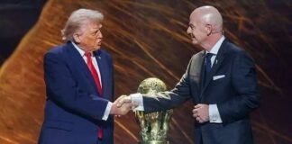 ترامب يشارك في تسليم كأس العالم للفائز