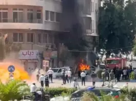 انفجاران قرب فندق إقامة ماكرون في دمشق
