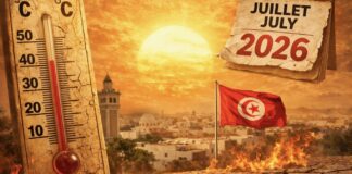 يوليو 2026 ثاني أكثر أشهر يوليو حرارة في تونس