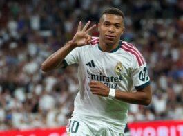 مبابي يسجل هاتريك ويقود ريال مدريد للفوز 4-1