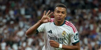مبابي يسجل هاتريك ويقود ريال مدريد للفوز 4-1