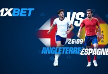 Angleterre - Espagne : un affrontement passionnant entre deux géants du football mondial 1xbet