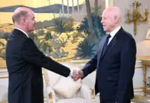 قيس سعيّد يستقبل السفير السويسري بمناسبة انتهاء مهامه