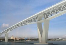 الجسر الجديد ببنزرت يتقدّم بنسبة 35% ودخوله الخدمة صائفة 2028 أشغال إنجاز الجسر الجديد ببنزرت وطرقات الربط المؤدية إلى الطريق السيارة أ4