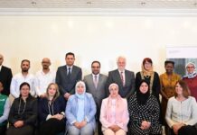Le ministre tunisien de la Santé, Mustapha Ferjani, lors de sa participation au Sommet mondial sur la santé et la