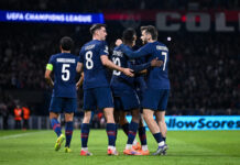 Luis Enrique, entraîneur du Paris Saint-Germain, lors d'un match de Ligue 1