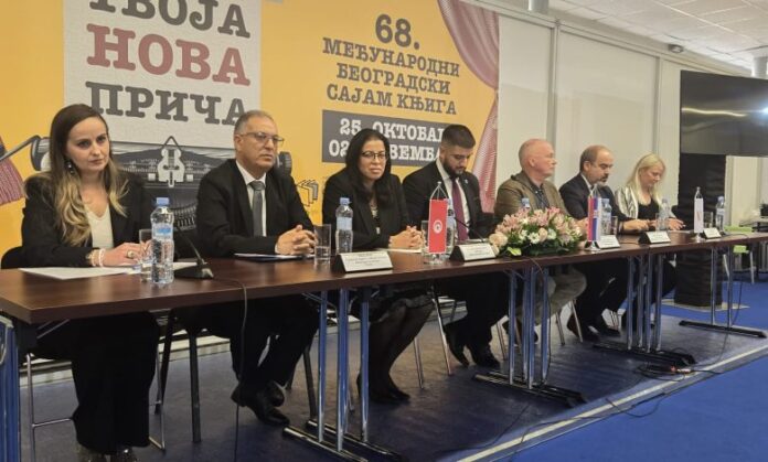 Le pavillon tunisien au Salon international du livre de Belgrade, dans le cadre de la 69e édition
