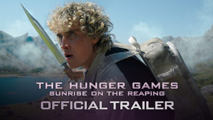 هايميتش أبيرناثي في مشهد من فيلم مباريات الجوع شروق على الحصاد