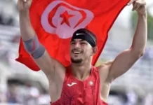 الڨنيشي يحصد ذهبية دفع الجلة في كأس اللجنة البارالمبية الروسية