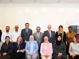 وزير الصحة التونسي مصطفى الفرجاني خلال مشاركته في قمة الصحة الحيوية العالمية 2026 بسيول